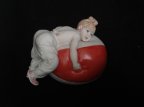 'E' il mio pallone' - Porcellana - 16x12 cm - anno 1995